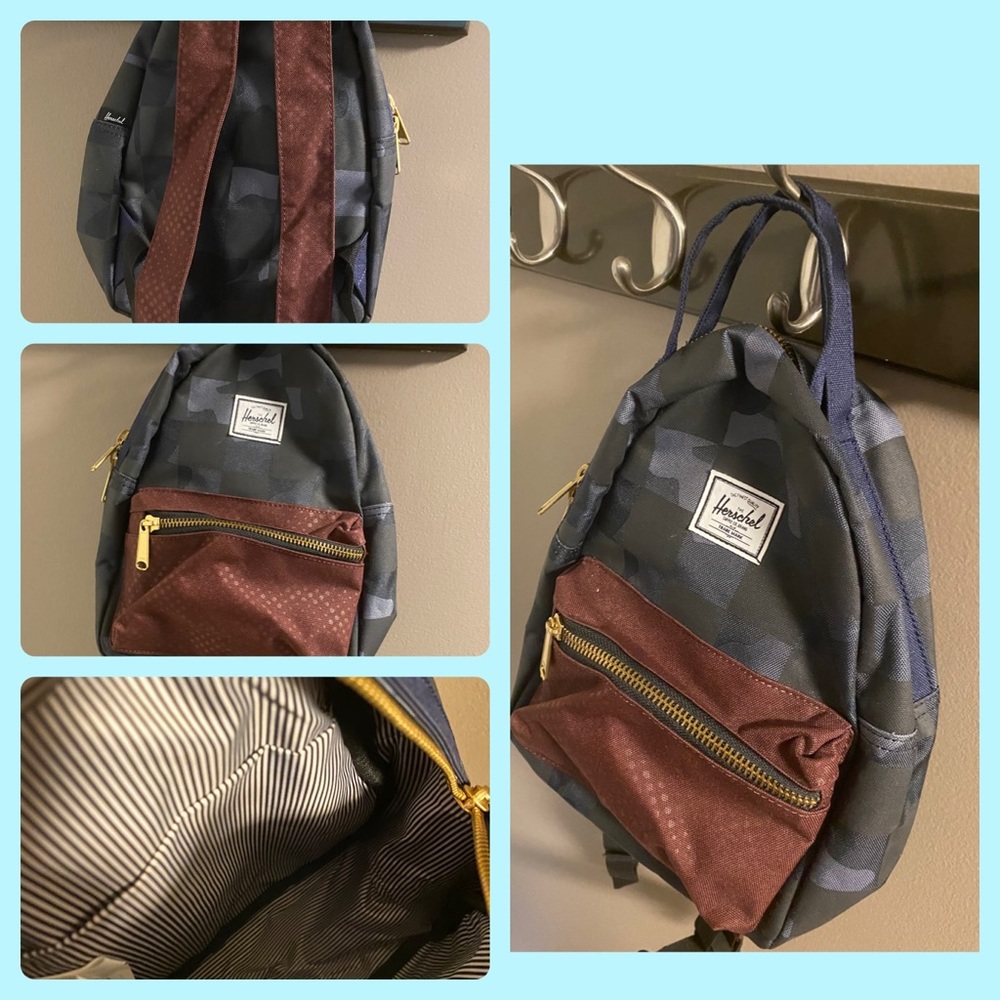 Herschel Nova Backpack | Mini navy camo/checked